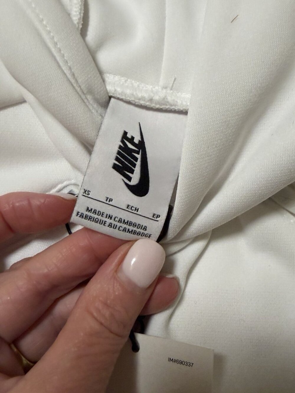 Nike x Undercover Jun Takahashi NRJ TC Hoodie White Men's Size XS Rare NEW W/TAG - Picture 7 of 8